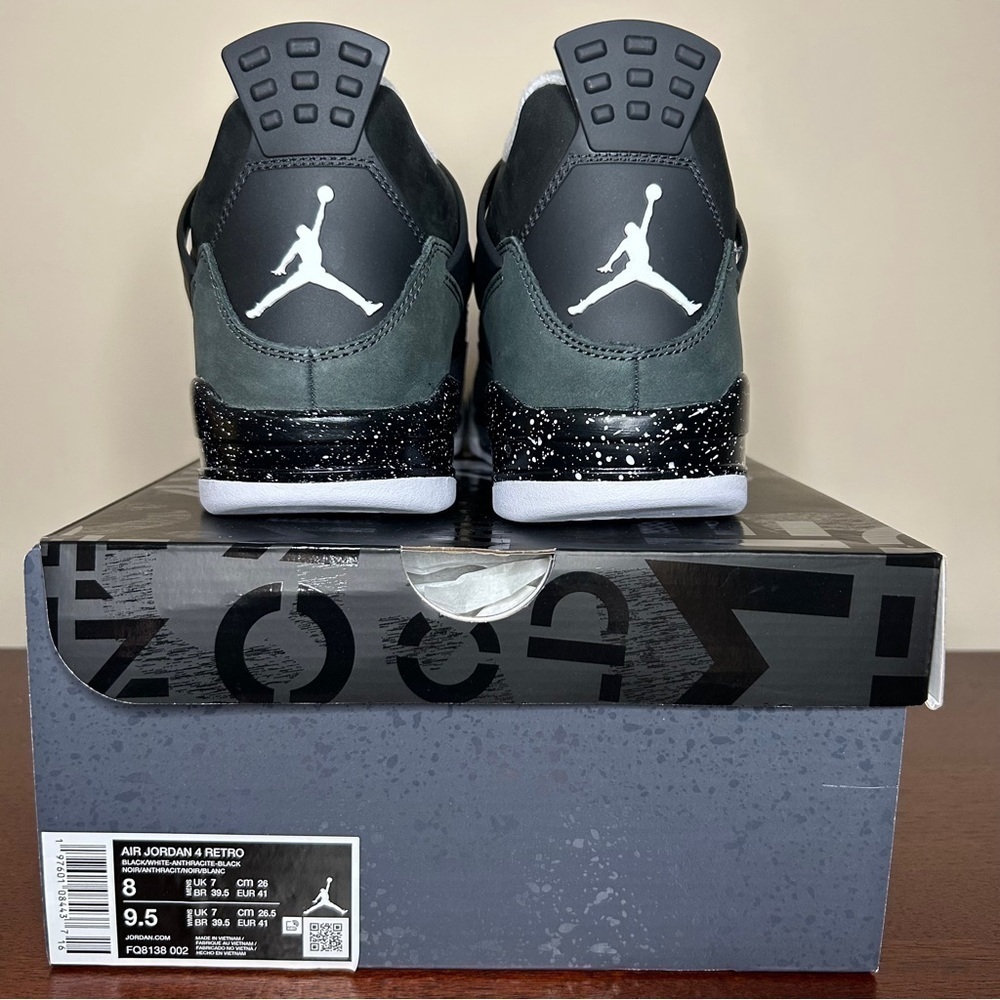 SOLD Jordan | Nike Air Jordan 4 Retro Fear 2024 (8 Men's / 9.5 Women's) - Picture 8 of 12
